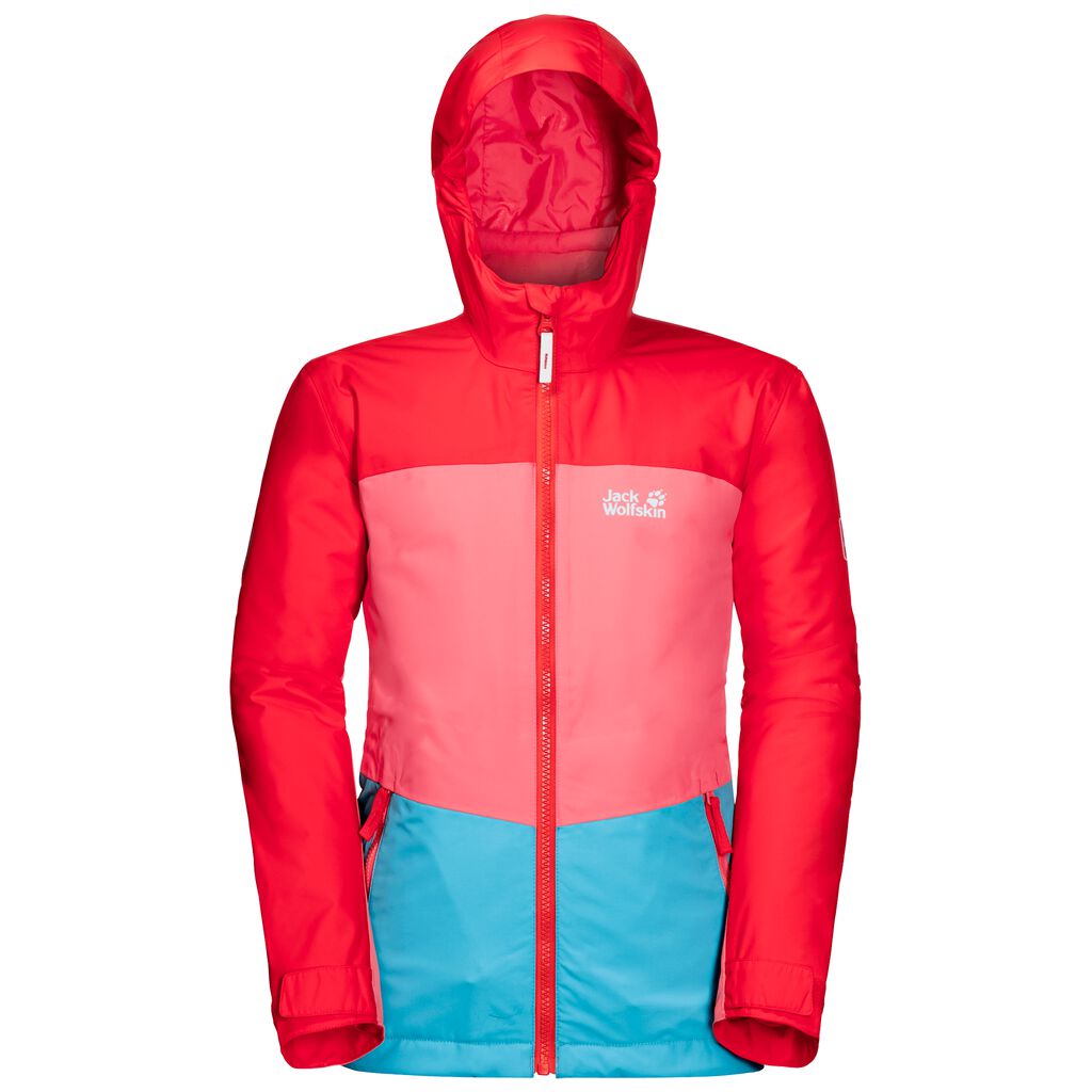 Jack Wolfskin ARGON ICE μπουφαν 3 σε 1 παιδικά τυρκουάζ/μπλε | GR8181007